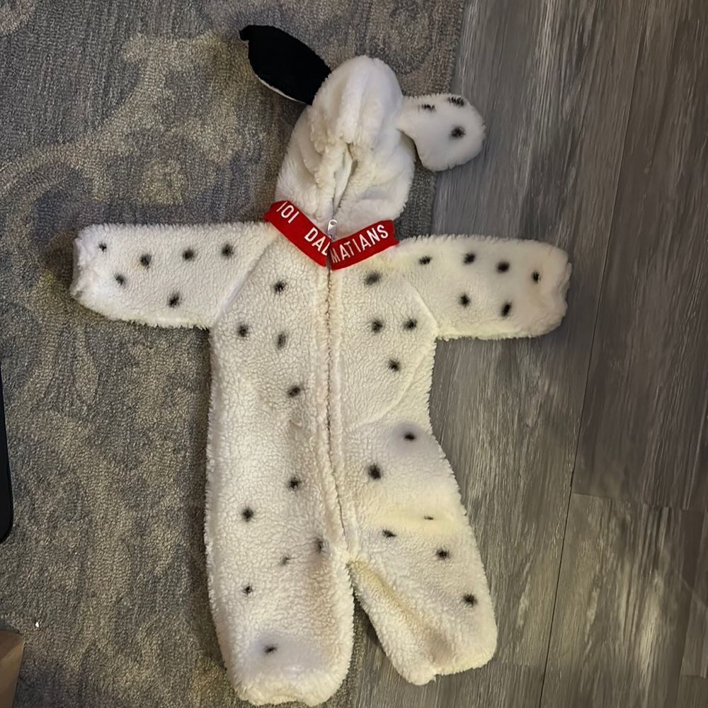 Vintage 101 Dalmatians Disney Store Kids Costume 6-12 months